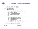 Bài giảng Kiến trúc máy tính: Chương 6 - TS. Vũ Đức Lung