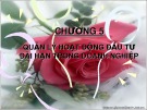 Bài giảng Nhập môn tài chính: Chương 5 – ThS. Chu Thị Thủy