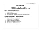 Bài giảng Phân tích yêu cầu phần mềm: Lecture 8 - Trần Văn Hoàng