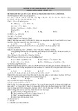 Đề tuyển sinh đại học 2014 môn Hóa học khối B (Mã đề 739)