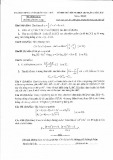 Đề thi thử tốt nghiệp THPT lần 1 năm 2015 có đáp án môn: Toán - Trường THPT chuyên Quốc học Huế