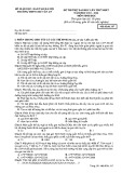Đề thi thử đại học lần thứ nhất năm học 2013-2014 có đáp án môn: Sinh học - Trường THPT Chu Văn An (Mã đề thi 357)