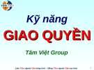 Bài giảng Kỹ năng giao quyền (Tâm Việt)