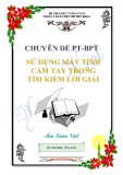 Chuyên đề Phương trình, bất phương trình: Sử dụng máy tính cầm tay trong tìm kiếm lời giải