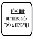 Tổng hợp đề thi học sinh giỏi lớp 5 môn: Toán, Tiếng Việt