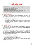 Bài giảng Tuổi mãn kinh