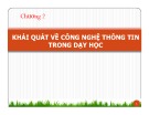 Bài giảng Ứng dụng công nghệ thông tin trong dạy học sư phạm Tin: Chương 2 - ThS. Nguyễn Thị Mỹ Huyền