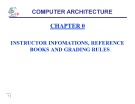 Lectures Computer architecture: Chapter 0 - ThS. Trần Thị Như Nguyệt (ĐH Công nghệ Thông tin)