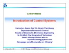 Lecture Fundamentals of control systems: Chapter 4 - TS. Huỳnh Thái Hoàng