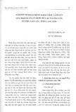 Vài nét về hoạt động khai thác lâm sản của người Tày ở thôn Pò Cại, xã Gia Cát, huyện Cao Lộc, tỉnh Lạng Sơn