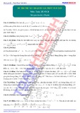 Đề thi thử kỳ thi quốc gia THPT năm 2015 môn: Toán – Đề số 24 (GV. Phạm Tuấn Khải)