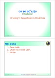 Bài giảng Cơ sở dữ liệu: Chương 5 - ThS. Trần Quang Hải Bằng