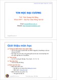 Bài giảng Tin học đại cương: Chương 0 - ThS. Trần Quang Hải Bằng