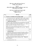 Đáp án đề thi tốt nghiệp cao đẳng nghề khóa 3 (2009-2012) - Nghề: Điện công nghiệp - Môn thi: Lý thuyết chuyên môn nghề - Mã đề thi: DA ĐCN-LT12