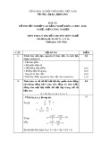 Đáp án đề thi tốt nghiệp cao đẳng nghề khóa 3 (2009-2012) - Nghề: Điện công nghiệp - Môn thi: Lý thuyết chuyên môn nghề - Mã đề thi: DA ĐCN-LT16