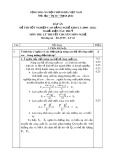 Đáp án đề thi tốt nghiệp cao đẳng nghề khoá 3 (2009-2012) - Nghề: Điện tàu thủy - Môn thi: Lý thuyết chuyên môn nghề - Mã đáp án: ĐA ĐTT-LT16