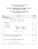 Đáp án đề thi tốt nghiệp cao đẳng nghề khóa 3 (2009-2012) - Nghề: Điện tử công nghiệp - Môn thi: Lý thuyết chuyên môn nghề - Mã đề thi: ĐA ĐTCN-LT10