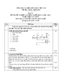 Đáp án đề thi tốt nghiệp cao đẳng nghề khoá 3 (2009-2012) - Nghề: Điện tàu thủy - Môn thi: Lý thuyết chuyên môn nghề - Mã đáp án: ĐA ĐTT-LT08