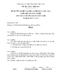 Đề thi tốt nghiệp cao đẳng nghề khóa 3 (2009-2012) - Nghề: Điện tử công nghiệp - Môn thi: Lý thuyết chuyên môn nghề - Mã đề thi: ĐTCN-LT16