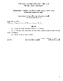 Đề thi tốt nghiệp cao đẳng nghề khoá 3 (2009-2012) - Nghề: Điều khiển tàu biển - Môn thi: Lý thuyết chuyên môn nghề - Mã đề thi: ĐKTB-LT05
