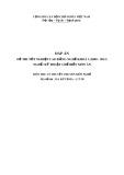 Đáp án đề thi tốt nghiệp cao đẳng nghề khoá 3 (2009-2012) - Nghề: Kỹ thuật chế biến món ăn - Môn thi: Lý thuyết chuyên môn nghề - Mã đề thi: ĐA KTCBMA-LT50