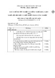 Đáp án đề thi tốt nghiệp cao đẳng nghề khóa 3 (2009-2012) - Nghề: Lắp đặt điện và điều khiển trong công nghiệp - Môn thi: Lý thuyết chuyên môn - Mã đáp án: ĐA KTLĐ&ĐKTCN-LT17