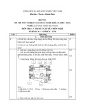 Đáp án đề thi tốt nghiệp cao đẳng nghề khóa 3 (2009-2012) - Nghề: Lắp đặt thiết bị cơ khí - Môn thi: Lý thuyết chuyên môn nghề - Mã đề thi: ĐA-LĐTBCK-LT02