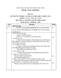 Đáp án đề thi tốt nghiệp cao đẳng nghề khóa 3 (2009-2012) - Nghề: Lắp đặt thiết bị cơ khí - Môn thi: Lý thuyết chuyên môn nghề - Mã đề thi: ĐA-LĐTBCK-LT09