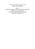 Đáp án đề thi tốt nghiệp cao đẳng nghề khóa 3 (2009-2012) - Nghề: Lắp đặt thiết bị cơ khí - Môn thi: Lý thuyết chuyên môn nghề - Mã đề thi: ĐA-LĐTBCK-LT13