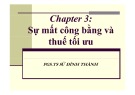 Bài giảng Phân tích chính sách thuế: Chương 3 - PGS.TS. Sử Đình Thành