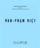 Ngôn ngữ học - Văn phạm Việt: Phần 1