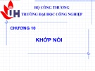 Bài giảng Nguyên lý chi tiết máy: Chương 10 - Mai Tiến Hậu