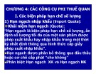 Bài giảng Kinh tế quốc tế - Chương 4: Các công cụ phi thuế quan