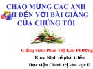 Bài giảng Kinh tế phát triển: Tăng trưởng và phát triển kinh tế - Phan Thị Kim Phương