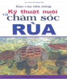 Kinh nghiệm nuôi và chăm sóc rùa: Phần 1