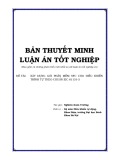 Bản thuyết minh Luận án tốt nghiệp: Xây dựng gói phần mềm SFC cho điều khiển trình tự theo chuẩn IEC 61131-3