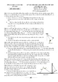 Đề thi chọn học sinh giỏi tỉnh cấp THPT năm học 2012-2013 môn Vật lý 10 - Sở Giáo dục và Đào tạo Hà Tĩnh