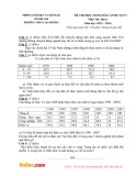 Đề thi học sinh giỏi cấp huyện năm học 2015-2016 môn Địa lý - Trường THCS Cao Dương