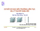 Bài giảng Cơ sở cơ học môi trường liên tục và lý thuyết đàn hồi: Chương 6 - PGS. TS. Trần Minh Tú
