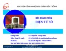 Bài giảng Điện tử số - KS. Nguyễn Trung Hiếu