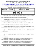 Đề thi Toán lớp 5 nâng cao - Đề số 4