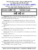 Đề thi Toán lớp 5 nâng cao - Đề số 15
