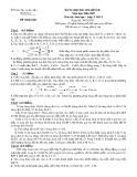Đề thi chọn học sinh giỏi tỉnh năm học 2006-2007 môn Hóa học 9 - Sở Giáo dục và Đào tạo Thanh Hoá