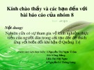 Bài thuyết trình: Nghiên cứu có sự tham gia về kinh nghiệm thực tiễn của người dân trong cải tạo đất để thích ứng với biến đổi khí hậu ở Quảng Trị