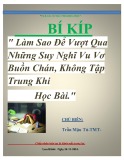 Bí kíp Làm sao để vượt qua những suy nghĩ vu vơ buồn chán, không tập trung khi học bài