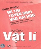 Giới thiệu một số đề thi tuyển sinh vào Đại học môn Vật lí (Tái bản có chỉnh sửa và bổ sung): Phần 2