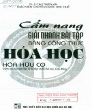 Cẩm nang hướng dẫn giải nhanh bài tập bằng công thức hóa học (Tập 2: Hóa hữu cơ): Phần 2