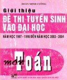 Ôn tập môn toán - Giới thiệu đề thi tuyển sinh Đại học năm học 1997-1998 đến 2003-2004  (Tập 1) (Tái bản có bổ sung): Phần 2