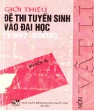 Luyện thi môn Vật lí khối A - Giới thiệu đề thi tuyển sinh vào Đại học 1997-2002: Phần 1