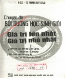 Giá trị lớn nhất, giá trị nhỏ nhất - Chuyên đề bồi dưỡng học sinh giỏit: Phần 2